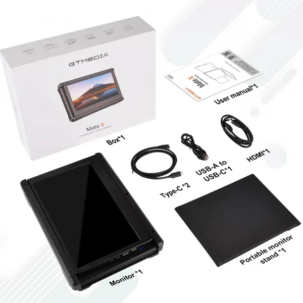 Gtmedia Mate X This Portable Dual-Screen Monitor